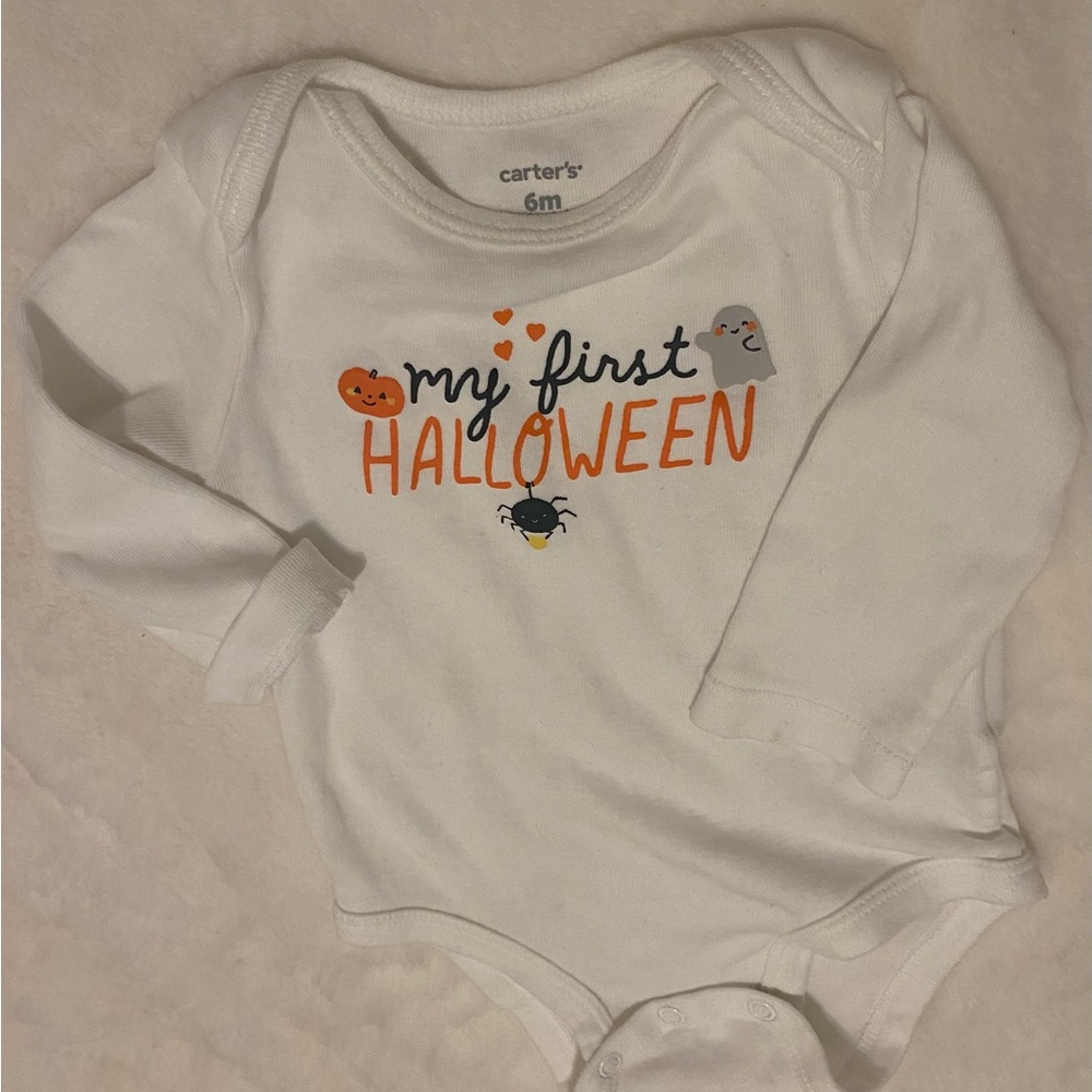 First Halloween baby bodysuits 6 months